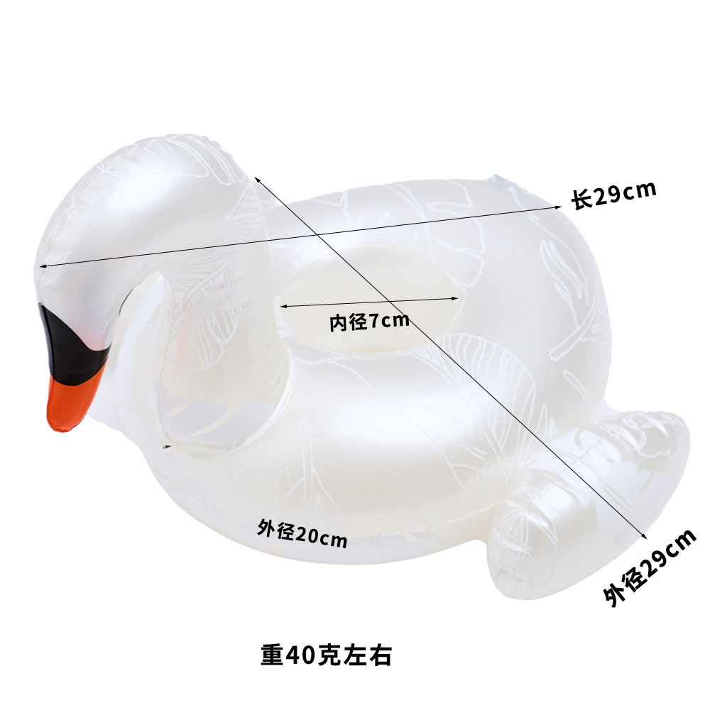 Coaster de cygne blanc de modèle