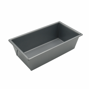 Plaque de cuisson pliée 8,5'' x 4,5'' en acier aluminisé avec revêtement antiadhésif, conforme aux normes FDA et LFGB, écologique, pour la cuisson du pain et des gâteaux - Product Image 5
