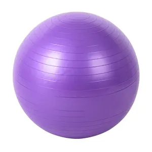 كرة لياقة بدنية 55 من كلوريد البولي فينيل-كرة توازن معدات بيلاتيس رياضية منزلية مقاومة للانفجار