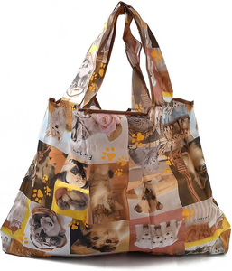 Bolsa de Compras Plegable Reutilizable de Poliéster Ecológica Promocional de Diseño Moderno para Supermercado - Product Image 1