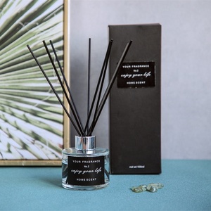 <span class=keywords><strong>Diffuseur</strong></span> de parfum de <span class=keywords><strong>maison</strong></span> en verre, 100ml, dédie aux bébés, bâtons en rotin, haute qualité, très bonne vente - Product Image 2