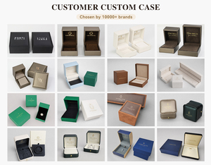 Zebopak Luxury Black LED Light <b>Ring</b> <b>Box</b> Custom Logo Premium Engagement <b>Proposal</b> Jewelry Gift Case Wholesale Bulk Supply - Product Image 6