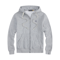 Nouveau Cardigan à Capuche Zippé pour Homme en Polaire Polyester 350 g/m² avec Micro-Étiquette Brodé – Collection Automne-Hiver 2026 LY de Haute Qualité
