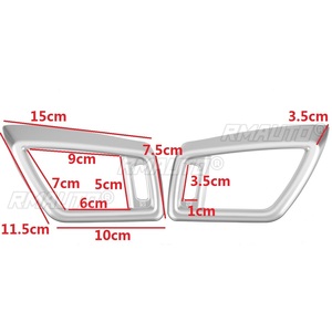 Juego de 3 Cubiertas Decorativas para Salidas de Aire Acondicionado de Coche, para Nissan Qashqai J11 2014-2020/X-Trail T32 2014 2015 2016 2017-2020 - Product Image 6