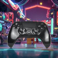 Control Inalámbrico para Videojuegos con Motor de Vibración, Botones Lineales, Giroscopio de Seis Ejes, Botones Programables y Altavoz - Hecho en China