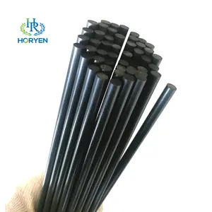 Cường độ cao pultruded sợi carbon Cần câu khoảng trống pultrusion rắn sợi carbon que