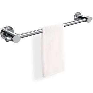 Geen Boren 24 Inch Vacuüm Zuignap Handdoek Bar Verwijderbare Douche Mat Staaf Douche Deur Lijm Handdoek Bar Zuig Handdoek rack