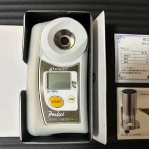 VEIDT - Nouveau en stock - Réfractomètre portable ATAGO PAL-J - Hydromètre - Mesures précises jusqu'à 0,01 % pour P - Product Image 2