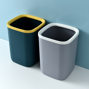 15L Indoor Places Household Trash bin Plastic Dusty Bin Storage Box Bin