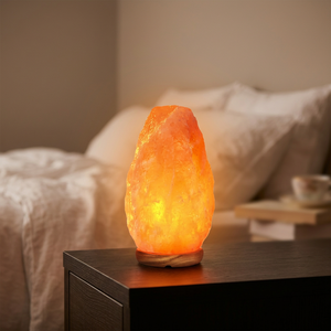 Lámpara de Sal Rosa del Himalaya 100% Pura, Tallada a Mano, Sal Natural Demaro, Impermeable, Decoración para Bodas y Festividades, Regalo - Product Image 1