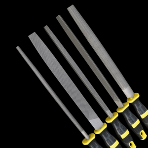 Chất lượng cao răng trung bình tốt thợ mộc tam giác tập tin nhỏ nửa vòng Kìm Carbide Burrs kim tập tin - Product Image 1