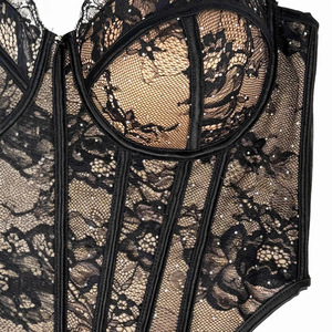 SMOOTH ODM <span class=keywords><strong>Bustier</strong></span> Push-up Sculptant en Dentelle Personnalisé pour Femme, avec Baleines, Bretelles Fines et <span class=keywords><strong>Sans</strong></span> Bretelles, Personnalisation de Marque - Product Image 4