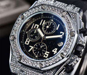 <span class=keywords><strong>Montre</strong></span> analogique en diamant doré pour homme, marque de luxe, <span class=keywords><strong>Bracelet</strong></span> pour homme, marque privée, marque de luxe, minimaliste, à Quartz - Product Image 5