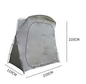 Tente de Douche Double Couche en Polyester, Imperméabilité 2000-3000mm, pour <span class=keywords><strong>Camping</strong></span> en Plein Air et <span class=keywords><strong>Plage</strong></span>, Toilettes Mobiles et Douche pour 1-2 Personnes - Product Image 5