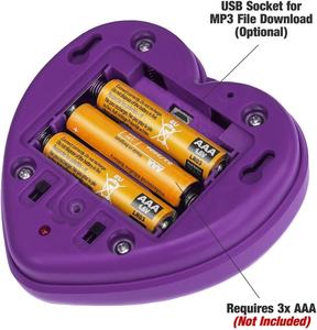 Corazón parlante grabable por voz y reproductor MP3 Crea tu propia memoria personalizada - Product Image 3