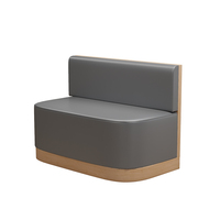 Juego de Mesa y Sillas de Café Comerciales Modernas Personalizadas, Muebles de Restaurante de Madera Laminada Cuadrada para Cafetería, Sala de Estar, Comedor