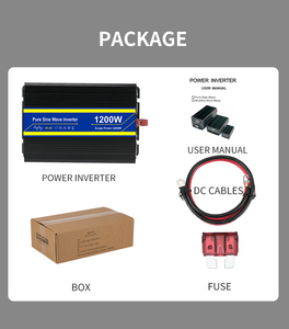Nhà máy nóng bán 1200 Watt biến tần tùy chỉnh 12 đến 240 Volt Máy tính để bàn máy tính biến tần với OEM hỗ trợ - Product Image 3