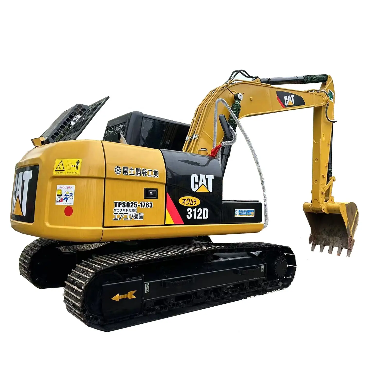 حفّار CAT 312D مستعمل عالي الجودة مصنوع من اليرقة في اليابان حفّار CAT 312D مستعمل