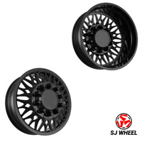 Rines Todoterreno Reforzados SJ Custom para Camionetas, Ruedas Forjadas Dobles 8x210 8x170 10x225 22 24 26 28 30 Pulgadas para Ford Dodge