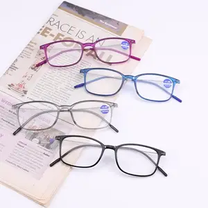 2023 New Anti Blue Light Reading Glasses Fashion Elegant Metal Frame Eyewear Men and Women Manufacturers Wholesale