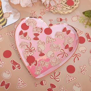 Confeti That's Amore - Confeti de Cristal para Vino con Forma de <span class=keywords><strong>Pizza</strong></span> y Lazo Dulce para Despedida de Soltera, Compromiso, Boda, Aniversario, Cena, Accesorios para Fotos - Product Image 5