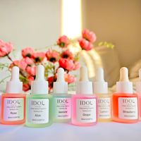 Huile revitalisante pour cuticules d'ongles écologique personnalisée 20 ml 8 parfums Parfum de fruits Flacon compte-gouttes Vitamine E B Vente en gros OEM/ODM
