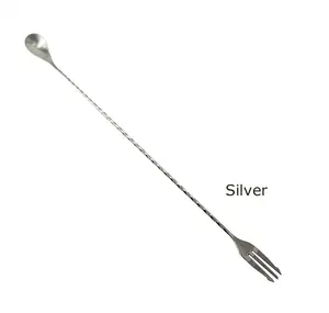 Stainless Steel Bar Spoon Cocktail Shaker Mixer Wine Martini Boston Shaker For Bartender Party Drink Stirrer Bar Tools Break Ice