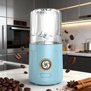 Licuadora Personal de 260 ml con Batería USB, Cuchilla de Acero Inoxidable, para Hacer Smoothies, Portátil, Inalámbrica, Resistente, para Triturar Hielo, para Coche - Product Image 1