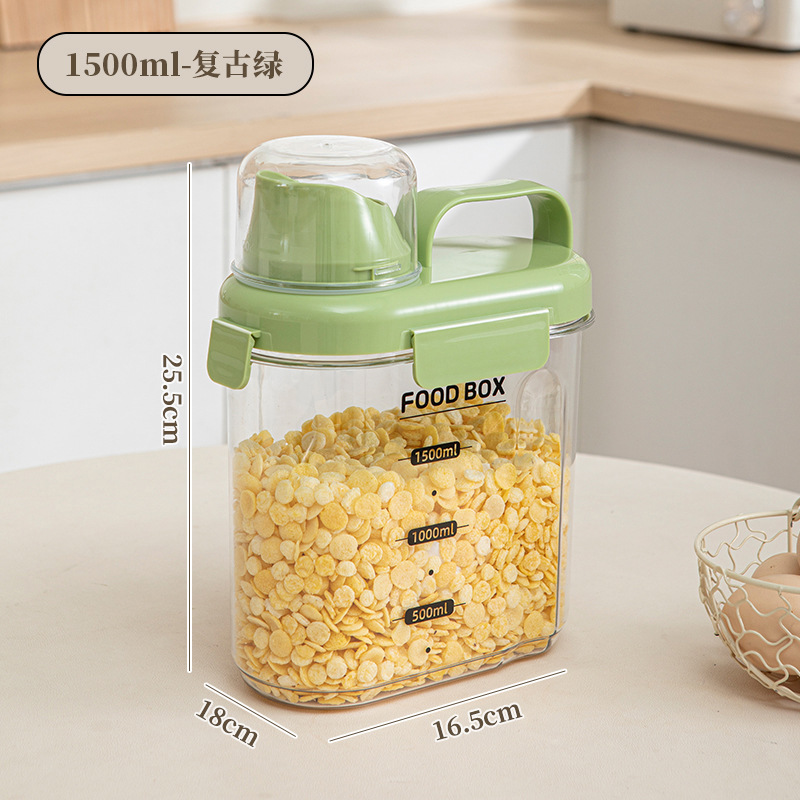 Boîte à Petits Grains - Vert Rétro