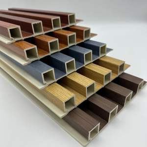 Panneau mural intérieur en PVC WPC à grain <span class=keywords><strong>de</strong></span> bois pour décoration <span class=keywords><strong>de</strong></span> luxe résidentielle, 2,4 m, 2,8 m, 2,9 m, plusieurs choix <span class=keywords><strong>de</strong></span> designs, léger - Product Image 2