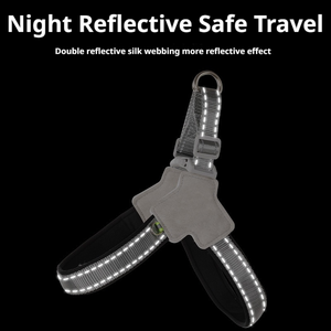 Futurepets สายจูงสุนัขพร้อมสายจูงรูปตัว Y สำหรับสุนัขขนาดใหญ่ทนทานไนลอนสีแดงสีดำสีฟ้าสำหรับสัตว์เลี้ยงเดิน - Product Image 4