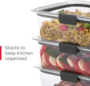 Food Storage Containers BPA Free Airtight Lids Ideal for <b>Lunch</b> Meal Prep Leftovers <b>Set</b> - Product Image 4