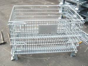 <span class=keywords><strong>Cages</strong></span> de stockage métalliques robustes Solution durable et peu encombrante pour le stockage de marchandises et d'équipements en entrepôt - Product Image 6