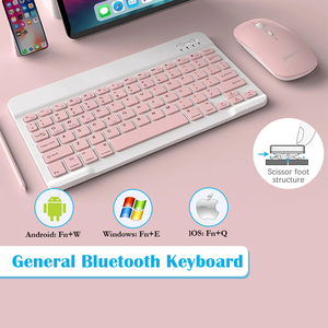 Disponibile in Offerta: Tastiera Wireless Bluetooth Ultra Sottile da 10 Pollici, 78 Tasti, Ricaricabile, in Plastica per iPad - Product Image 2