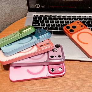 เคสโทรศัพท์มือถือแม่เหล็กแบบด้านสำหรับสาวๆ สำหรับ iPhone 17 16 Pro Max 15 14 13 พร้อมฟิล์มเลนส์ HD ป้องกันแรงกระแทก ฝาหลังป้องกัน - Product Image 3