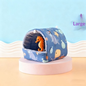 Cama Suave de Algodón <span class=keywords><strong>para</strong></span> Mascotas, Mini Nido <span class=keywords><strong>para</strong></span> Ratas, Hámsteres, Chinchillas, Ardillas, <span class=keywords><strong>Cobayas</strong></span>, con Diseño Estampado, <span class=keywords><strong>para</strong></span> Uso en Interiores en Todas las Estaciones - Product Image 3
