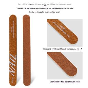 Lime à polir les ongles en acier inoxydable double face ultra-mince planche d'émeri spéciale pour manucure bande de frottement lavable pour façonner les ongles - Product Image 2