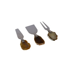 Best Design Mini <b>Cutlery</b> Set With Agate Handle Design Indoor Decor Antique <b>Cutlery</b> Best Used for Kitchen Restaurant and Hotel - Product Image 1