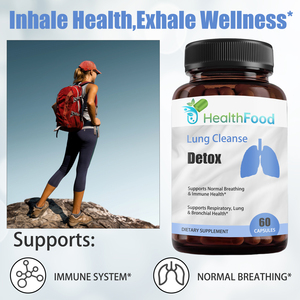 Factory Direct Lung Cleanse Detox Capsules with Proprietary <b>Blend</b> Supports Respiratory Lung Bronchial Health Immune System - Product Image 4