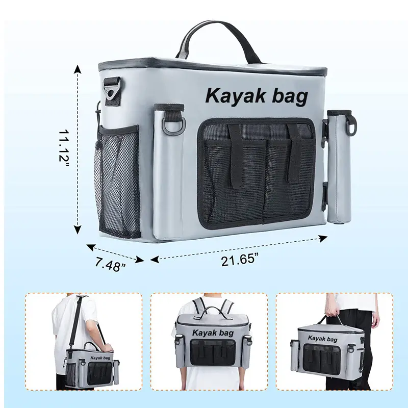 Bolsa de Kayak de 20 pulgadas con compartimento Interior de mango suave a la moda