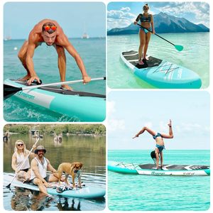 FBsport Équipement de <span class=keywords><strong>Kitesurf</strong></span> <span class=keywords><strong>Planche</strong></span> de Surf Tablas Paddle Surf Stand Up Paddle Gonflable pour la Pêche - Product Image 5