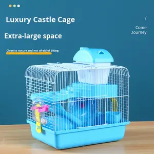 Nueva Villa de Lujo para Hámsteres de Dos Pisos, Ecológica, Brillante, Estilo <span class=keywords><strong>Castillo</strong></span> Pastoral, Embalaje en Caja Básica, Pequeña - Product Image 5