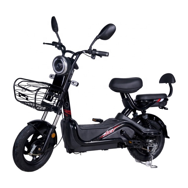 Y2-YZ 48V 350W Electric Scooter for Adults 500W Motor Power 3-Speed Electronic Smart E-Bike with Carbon Steel Frame