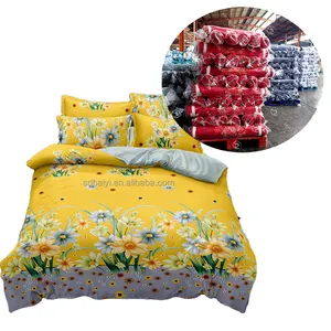 Trung Quốc Bán Buôn Sợi Nhỏ 100% Polyester Trang Chủ Dệt Vải Cho Bedsheet Trong Cuộn Và Bale Dệt