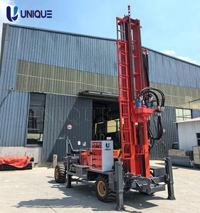 JJEM Appareil de forage rotatif portable pour puits d'eau de 100 à 600 mètres de profondeur Pompe à engrenages Noyau de roulement de moteur pour le forage de petits puits d'eau - Product Image 4