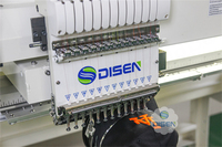 Nouvelle machine à broder industrielle informatisée à écran tactile haute vitesse à 2 têtes pour casquettes, avec coupe-fil automatique et changement de couleur, Wi-Fi