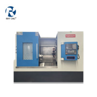 Tour CNC à banc incliné haute précision TCK550Y, précision de répétition de 0,003 mm, structure rigide 45, 4000 tr/min, broche A2-6, 220V