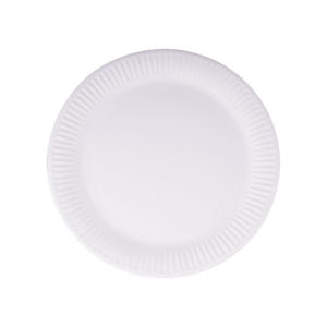 Assiettes en papier blanches personnalisées écologiques jetables de 6, 7, 8, 9 pouces, non enduites, avec impression personnalisée - Product Image 4