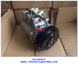 คอมเพรสเซอร์<span class=keywords><strong>แอร์</strong></span> AKC200A275 พร้อมคลัตช์ สำหรับรถบรรทุกมิตซูบิชิ ฟูโซ่ ซุปเปอร์เกรท FV515 FV513 8DC9 6D24 6D40 6M70 - Product Image 4