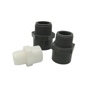 ABS nam adapter phù hợp/ổ cắm nhựa phụ kiện đường ống chủ đề kết nối Doanh 1in 32mm DN25 - Product Image 5